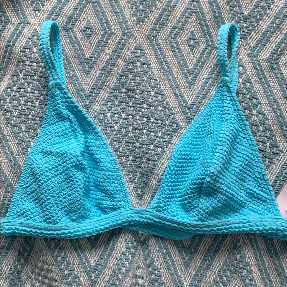 PacSun scrunchie triangle bikini top